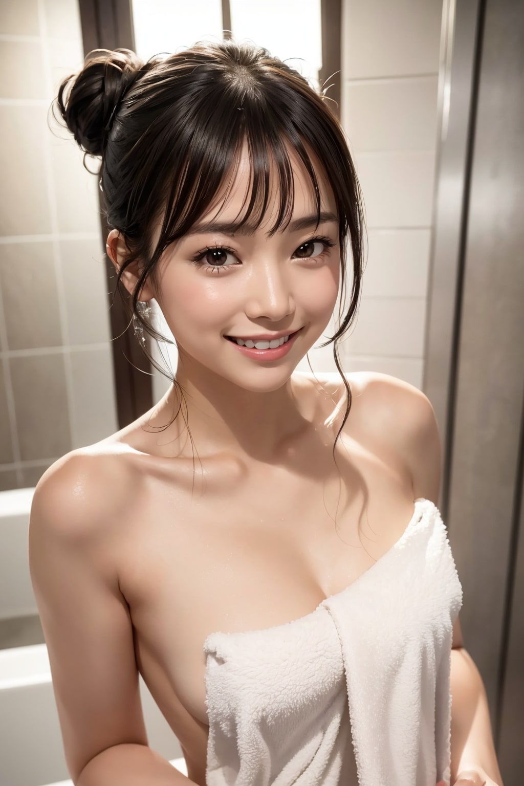風呂上りの れなちゃん