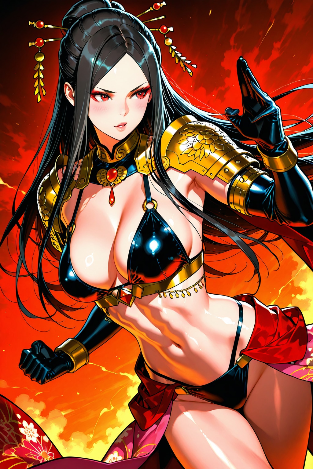 ヘアアレンジに凝るアマゾネス戦士たち