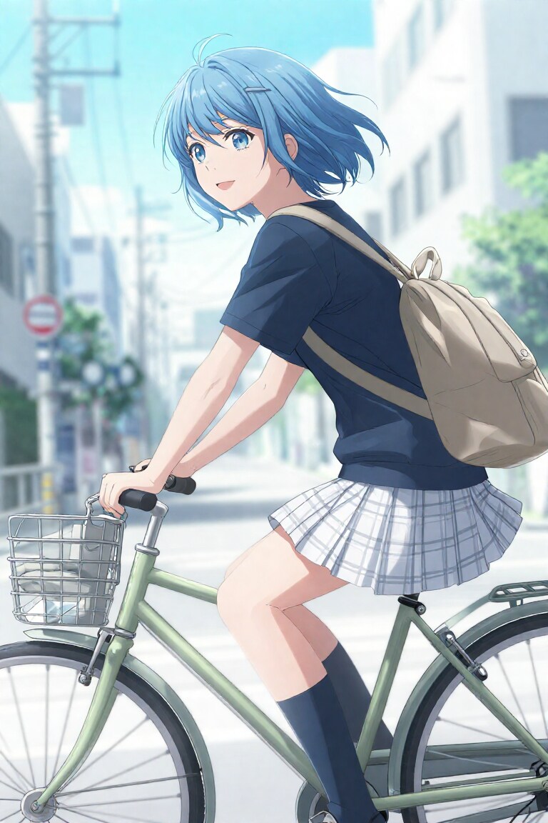 おはよ　置いてっちゃうよ！