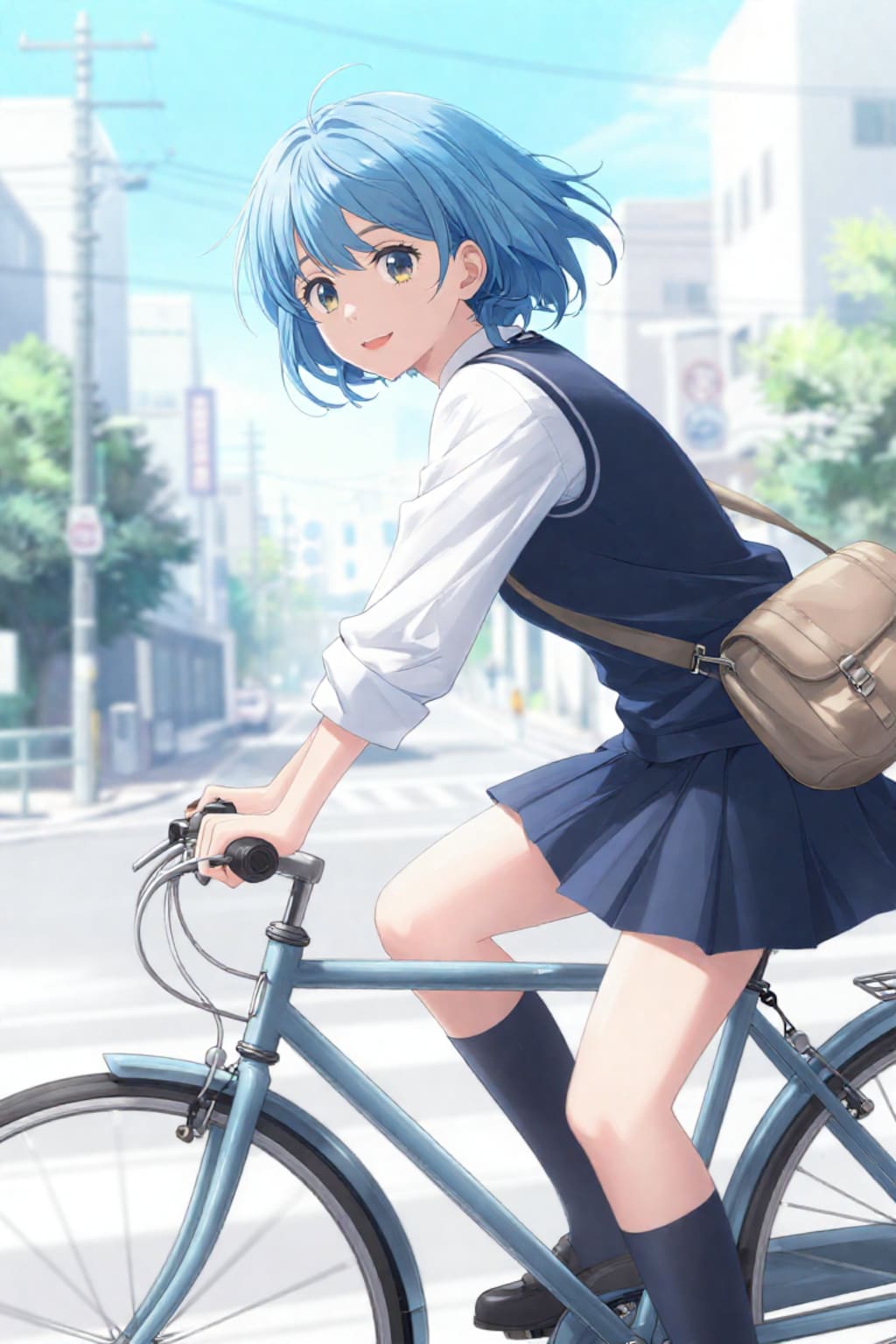 おはよ　置いてっちゃうよ！