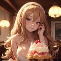 【５枚】パフェチャレンジ！３０分以内に全部食べたらオッパイが見れま～す⁉ 2枚目