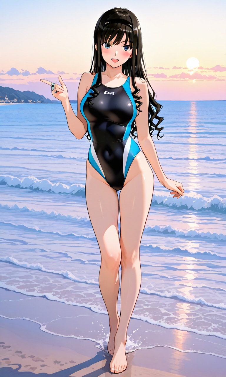 アニメやゲームとはまた違う水着です