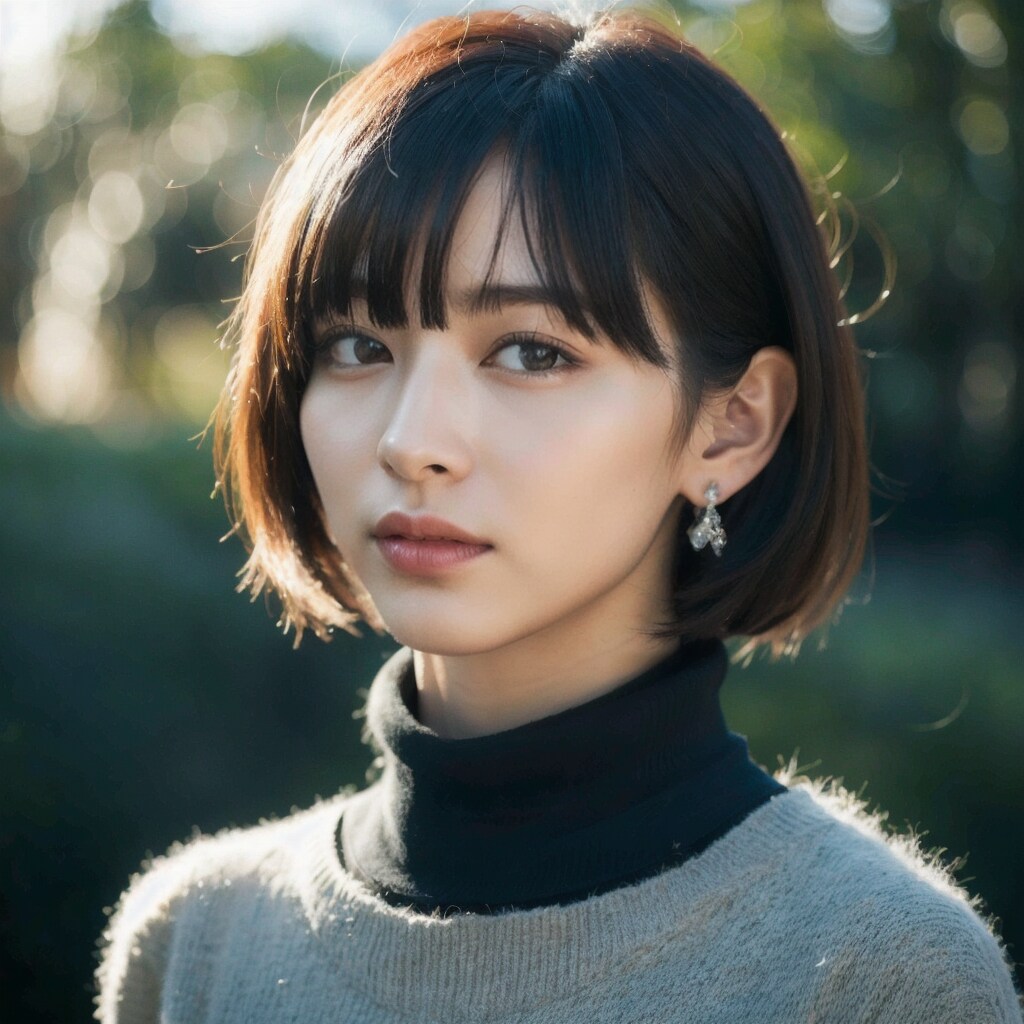 量産顔からの脱却 4 ボブカット美女