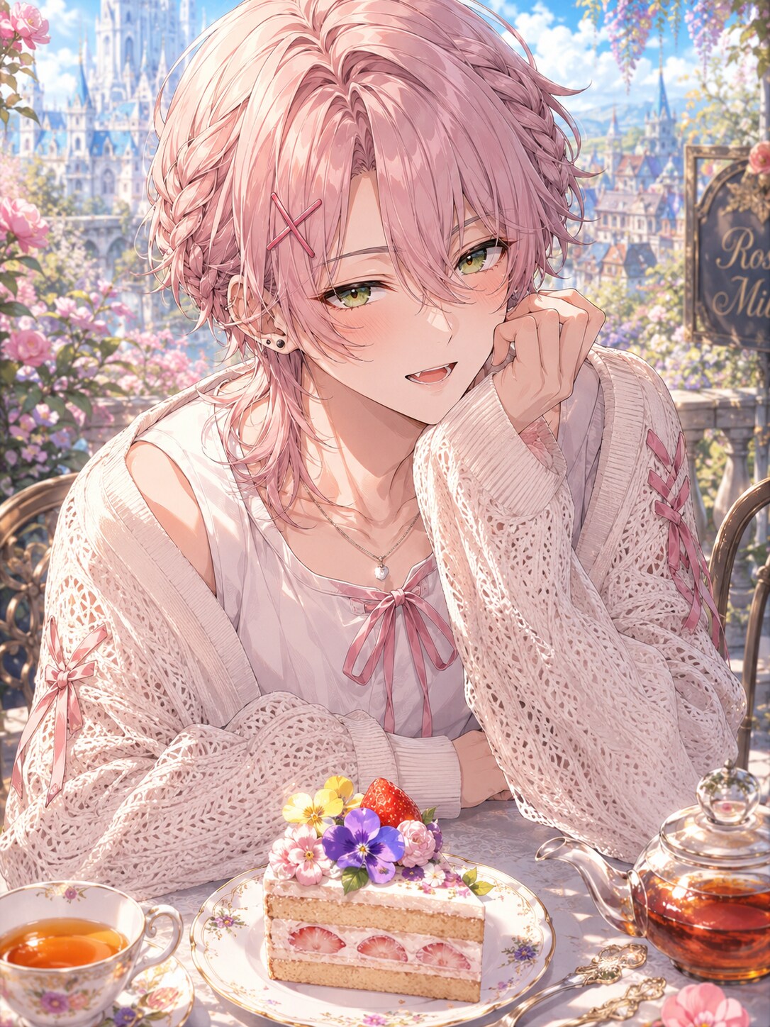 カフェデート | の人気AIイラスト・グラビア