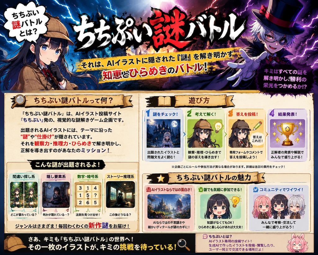 Q. 「ちちぷい謎バトル」って何？