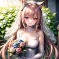 ケモミミ娘の結婚式（主観） 3枚目