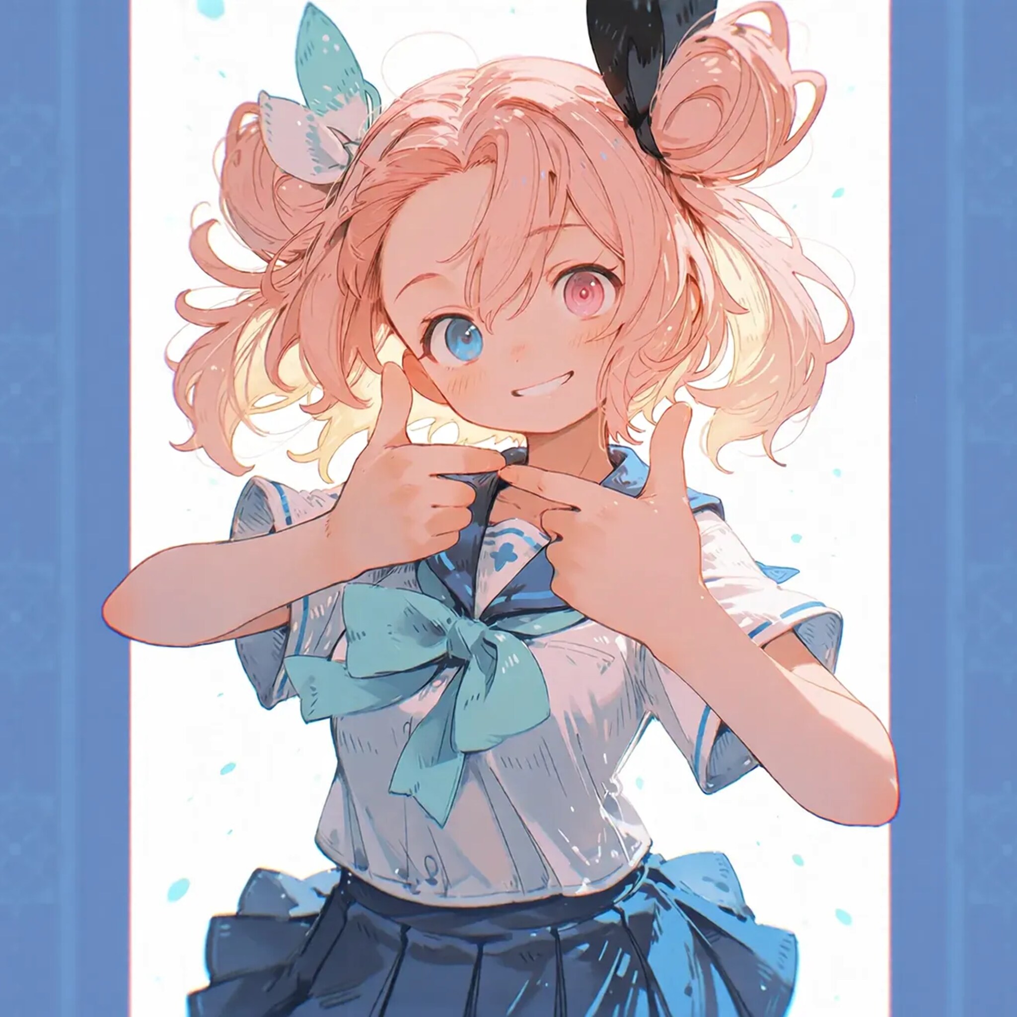 「ヘテロクロミア・ポーズ！」