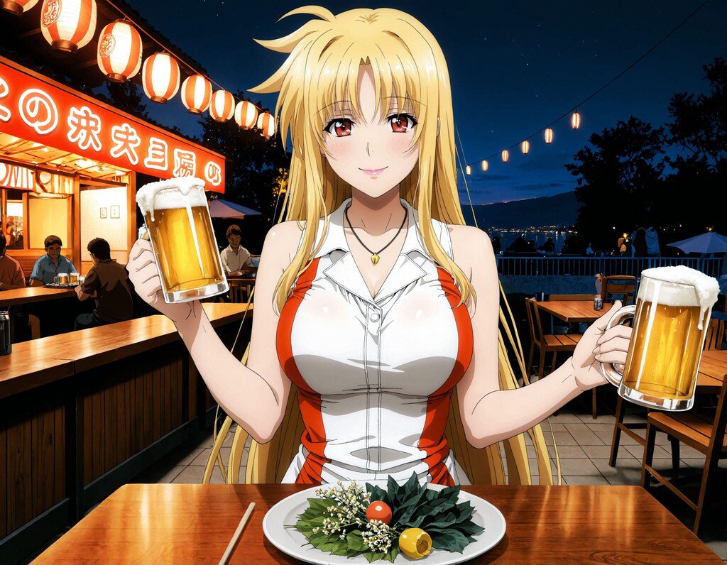 ビアガーデンデート(ヽ''ω`)✨