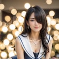 セーラーカラーワンピース水着_ver.1 3枚目