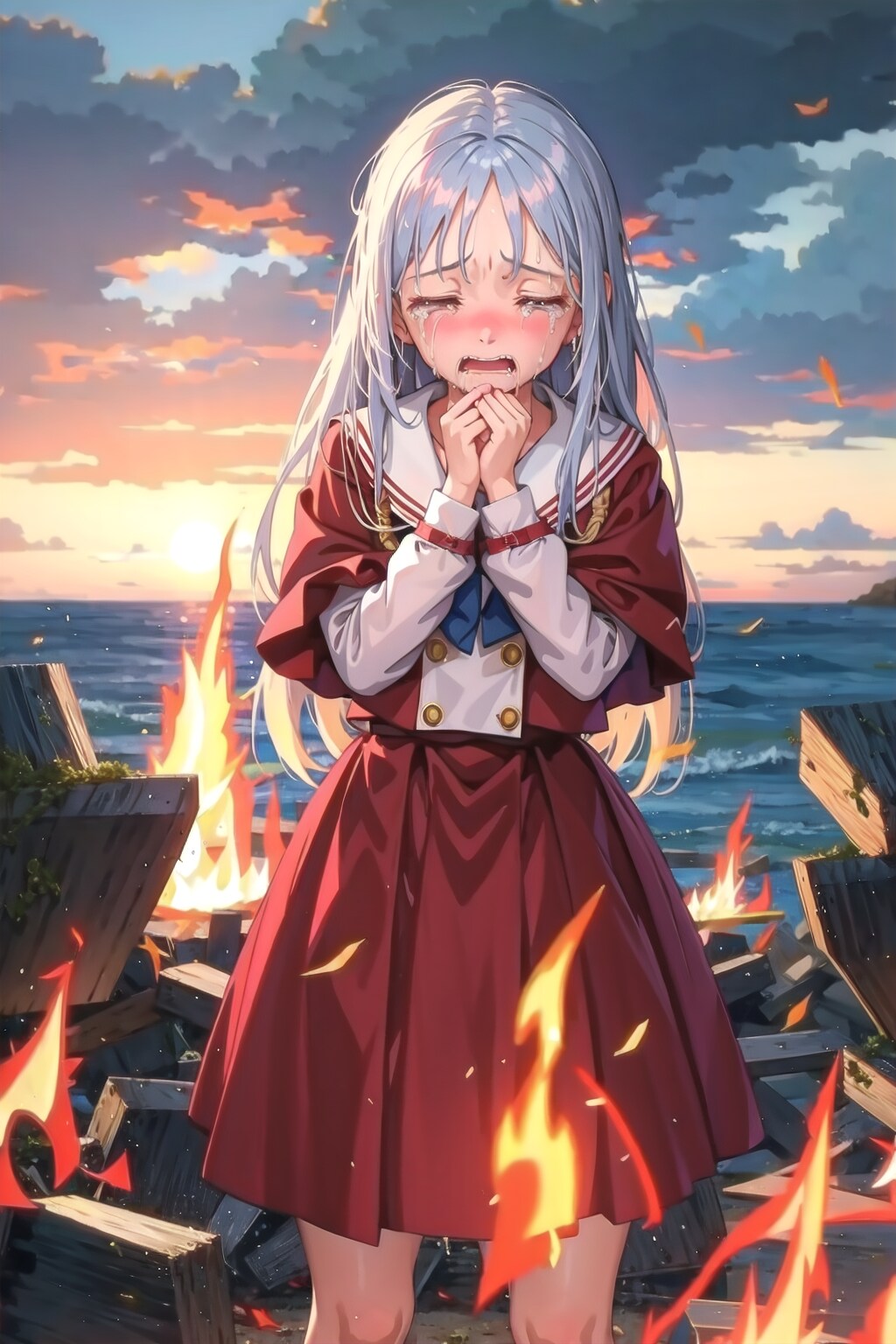 炎に消えて