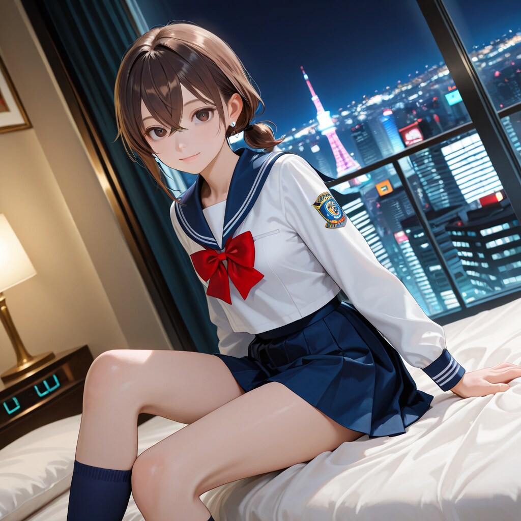 歩美 セーラー服 (11)