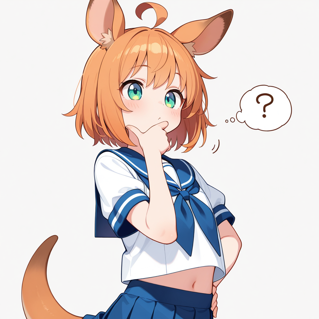 カンガルー考えるー！！（かなり苦しい！！）