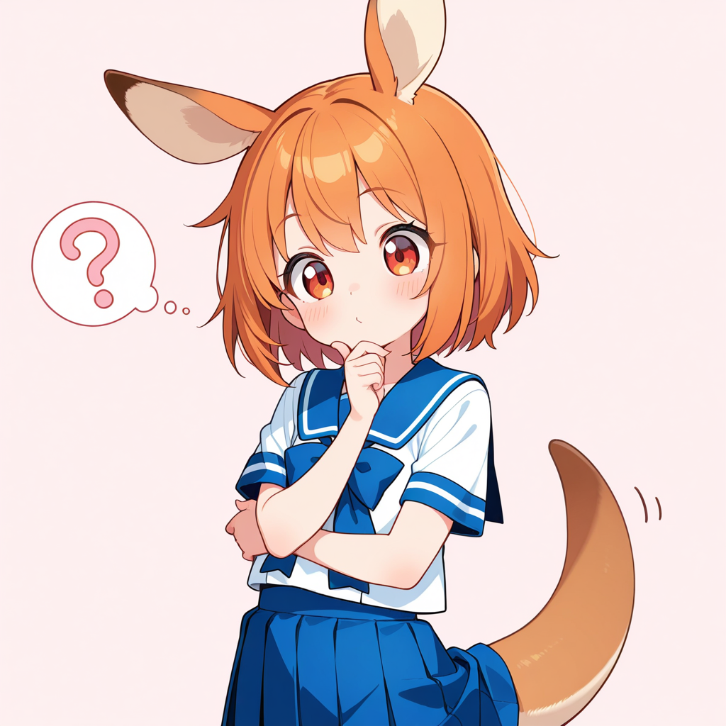 カンガルー考えるー！！（かなり苦しい！！） | の人気AIイラスト・グラビア