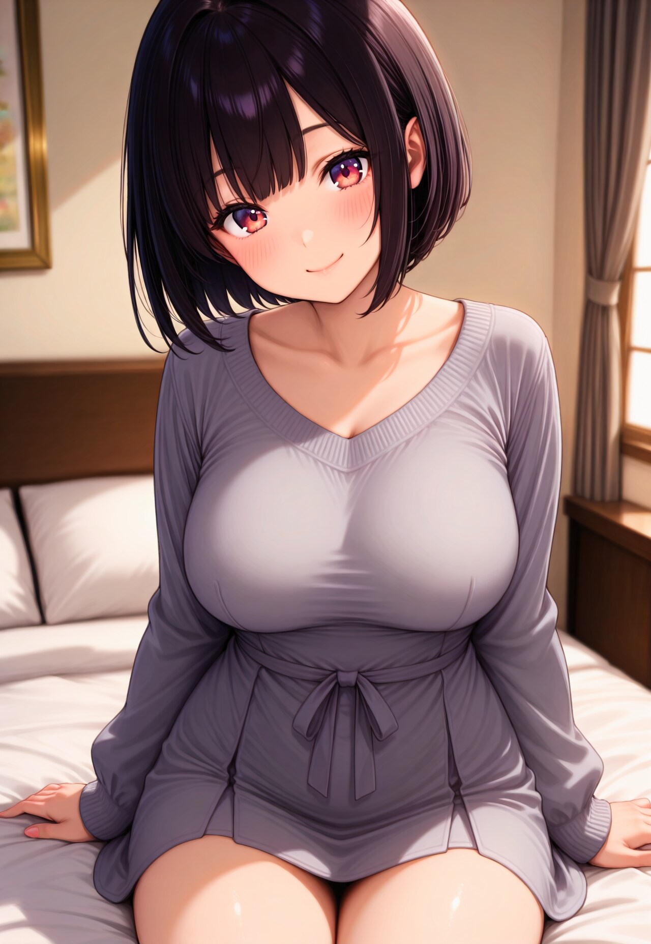 282（グレーのワンピース）