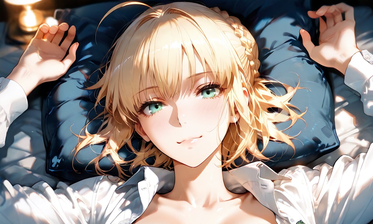 セイバー｜鎧を脱いだ夜、凛とした彼女がふと見せる無防備な微笑み