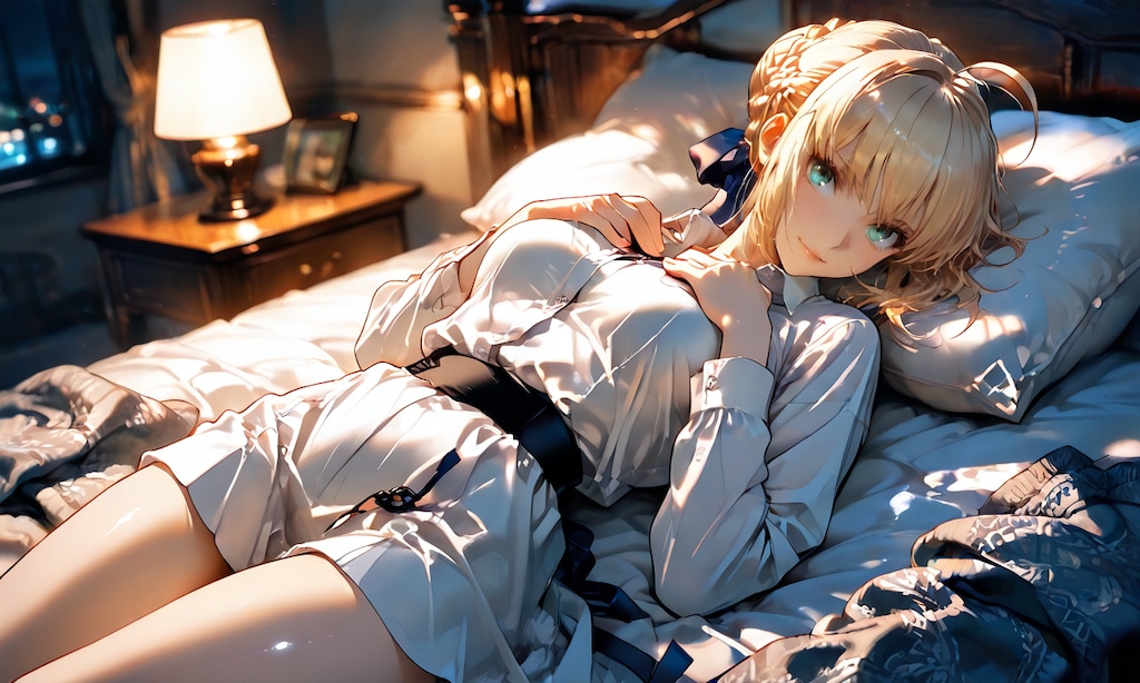 セイバー｜鎧を脱いだ夜、凛とした彼女がふと見せる無防備な微笑み
