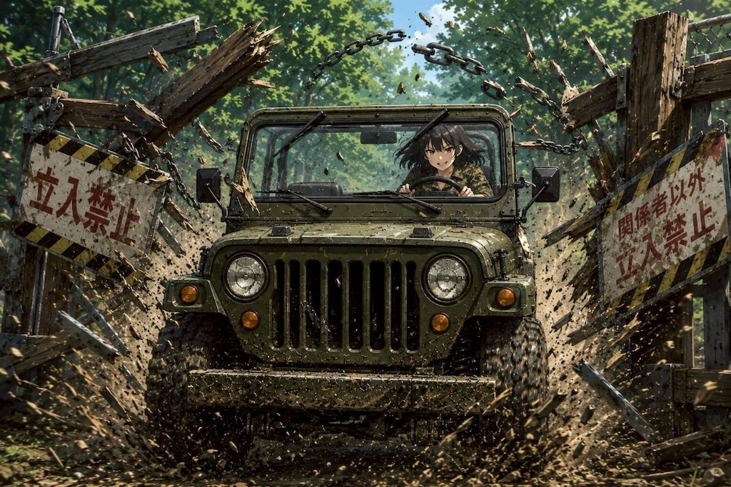 自然破壊女