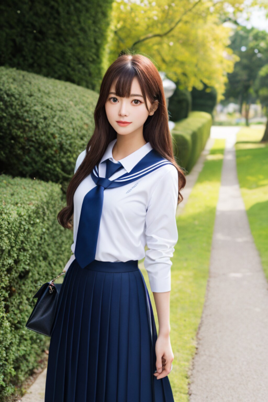 100　伝統的セーラー服に挑む