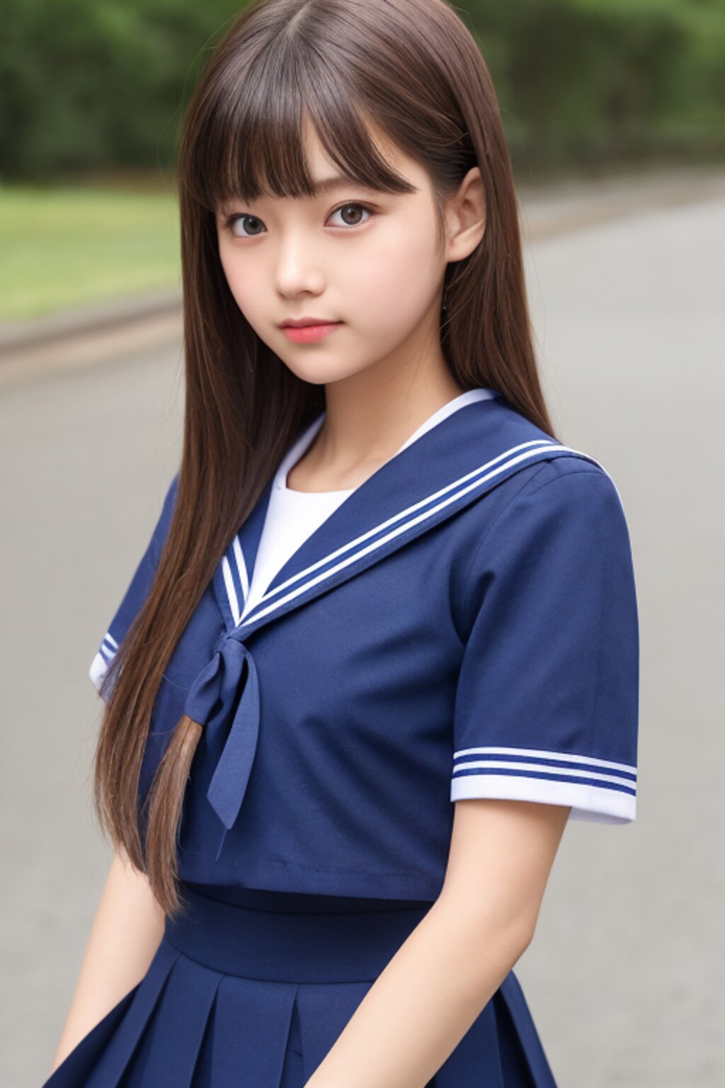 100　伝統的セーラー服に挑む