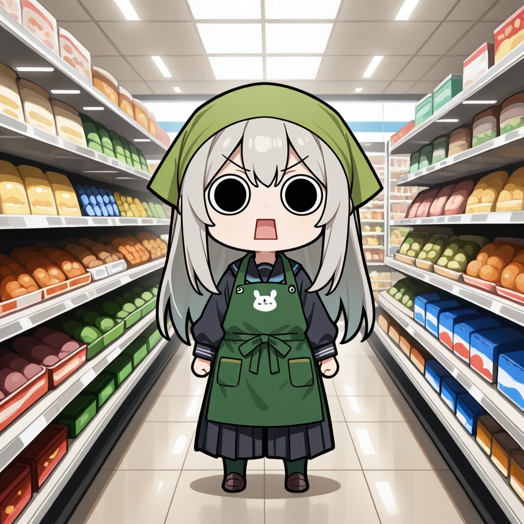 スーパーちちぷいに勤務するえらいこっちゃ嬢