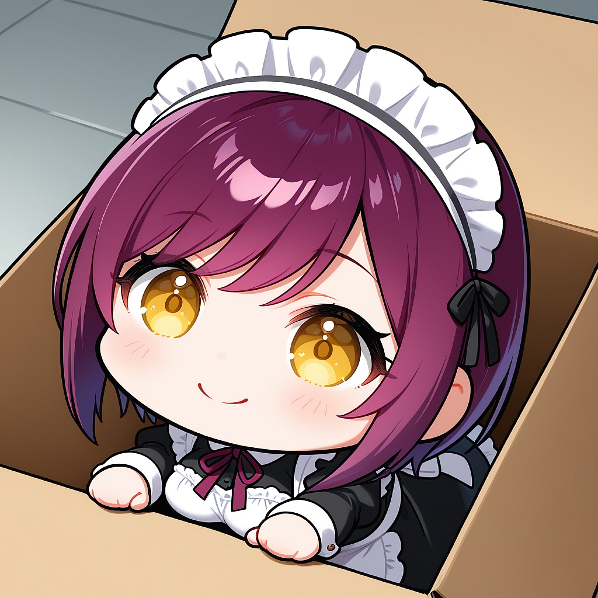 ひろってください（挨拶メイドの芽衣ちゃん）