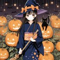 「妹から帽子と🎃をもらいました⁉︎」 2枚目