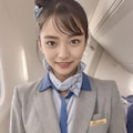 日系航空のCAさん（青組） 8枚目