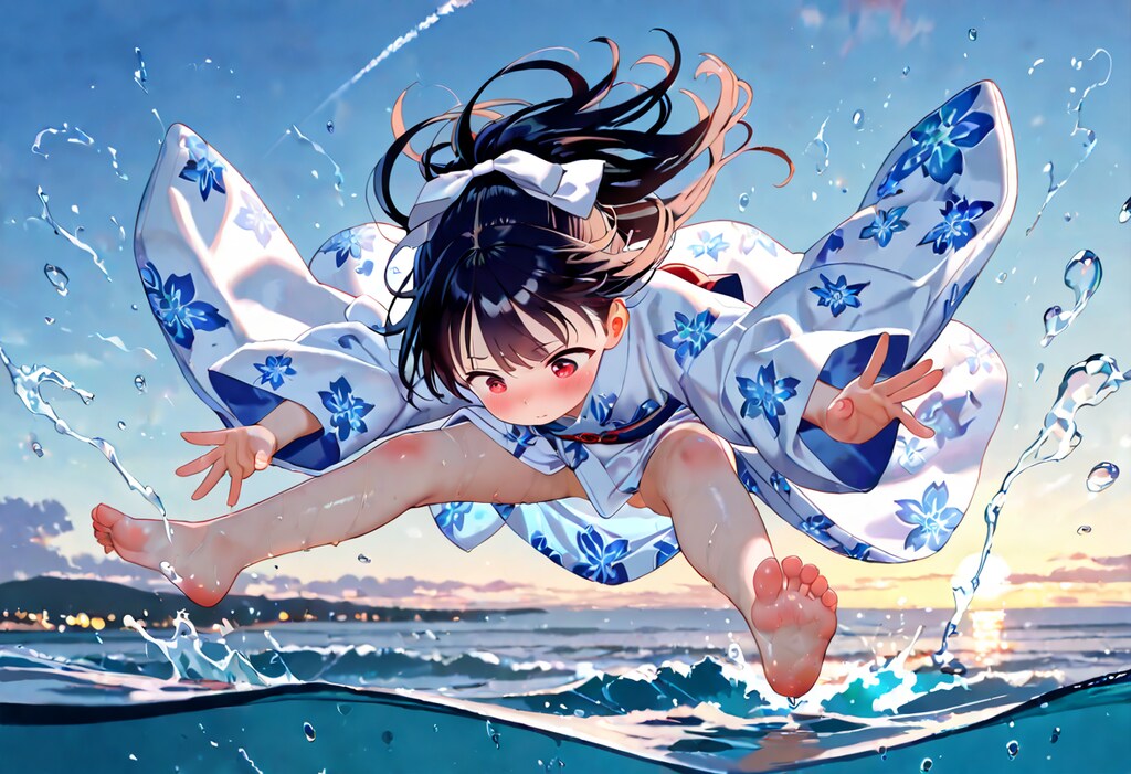 umi / Yukata / Yuki-onna