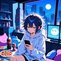 小説『Pizza Night of Sky Noise』【ニャンノ世界】 3枚目