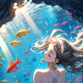水中の宝石 2枚目