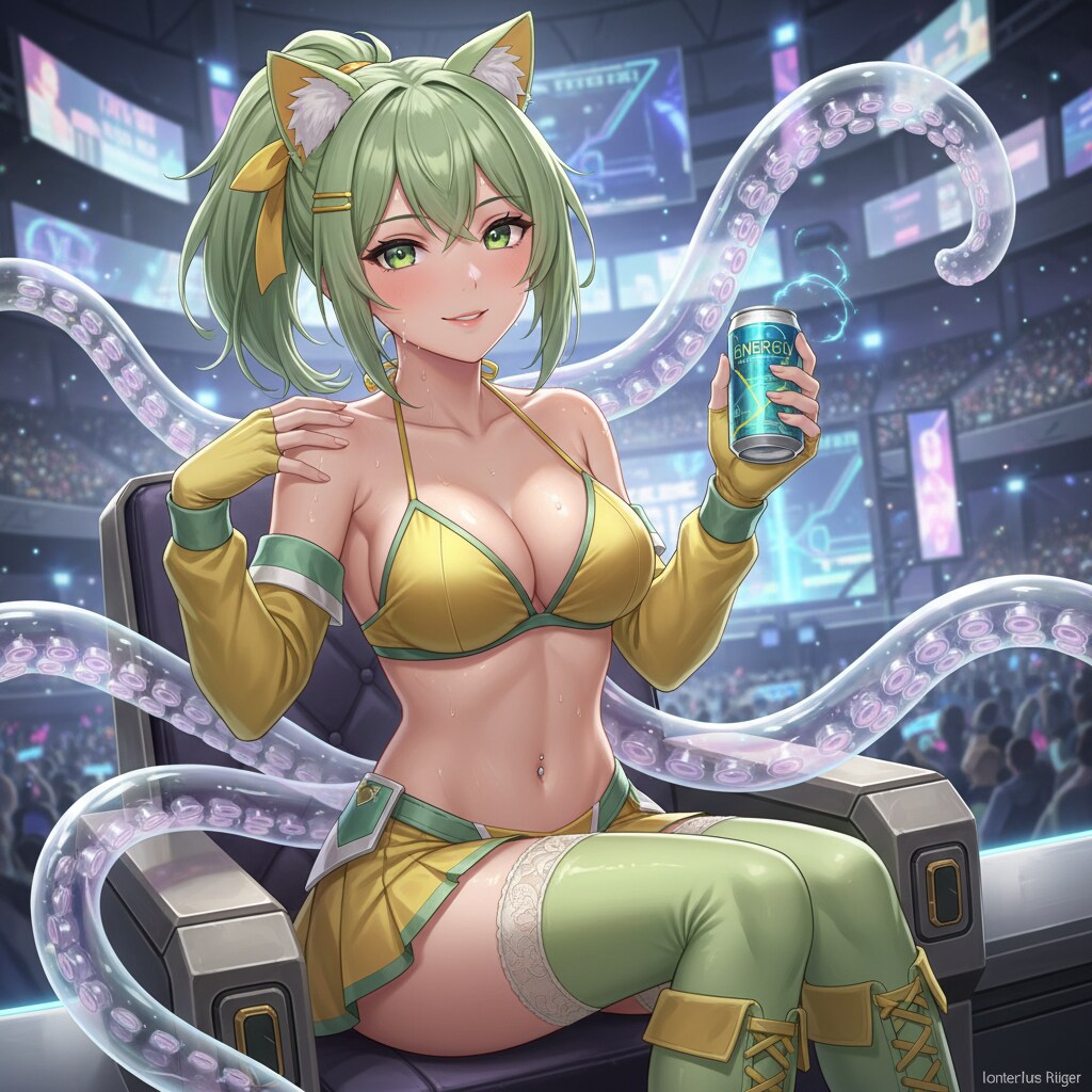 萌葱喜緑さん。お仕事