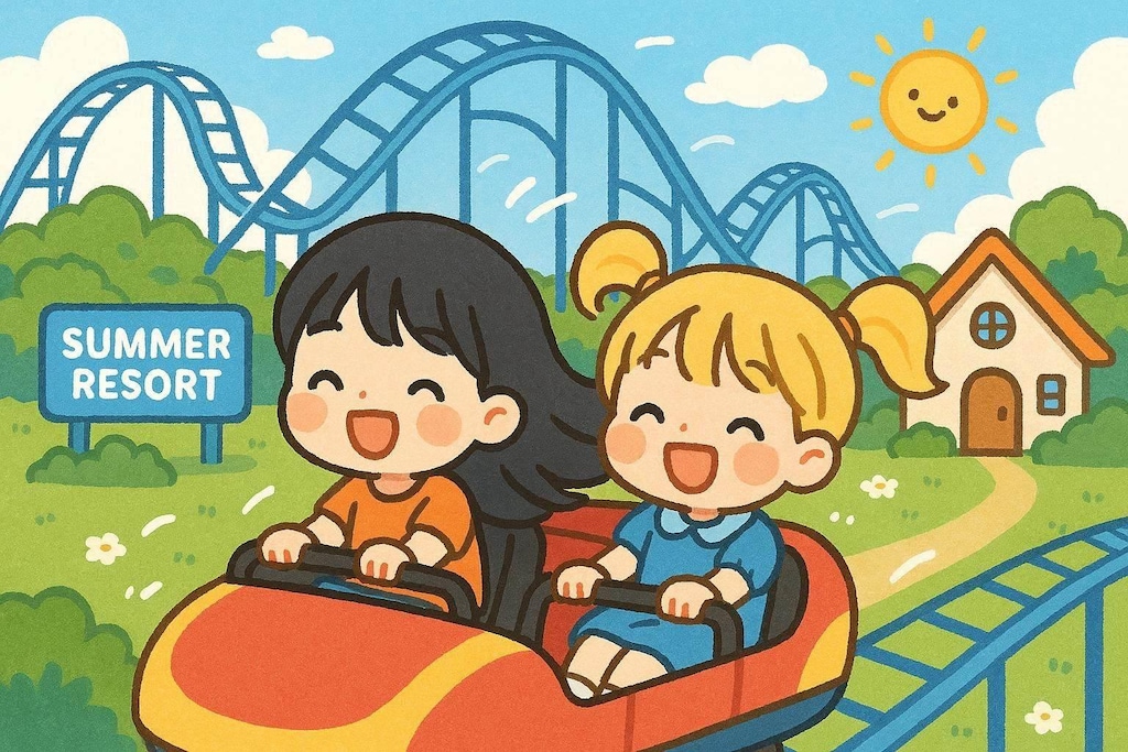 楽しいジェットコースターの冒険
