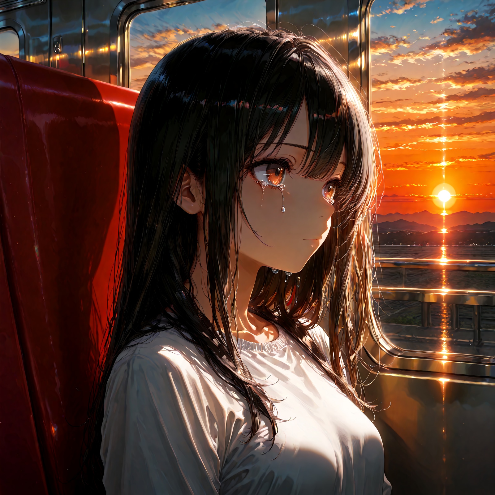 地元とお別れ。 | の人気AIイラスト・グラビア