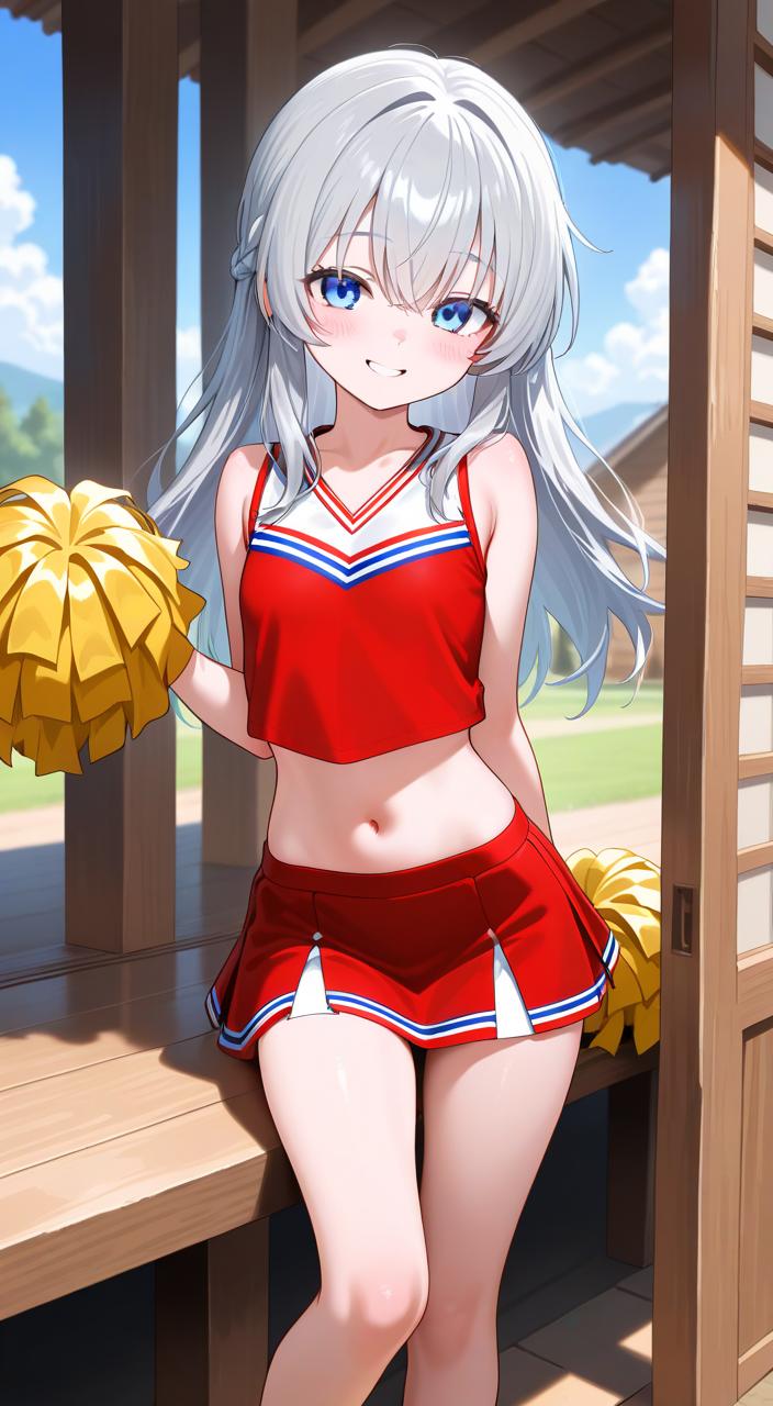 チアだよー。お兄ちゃん、頑張れー