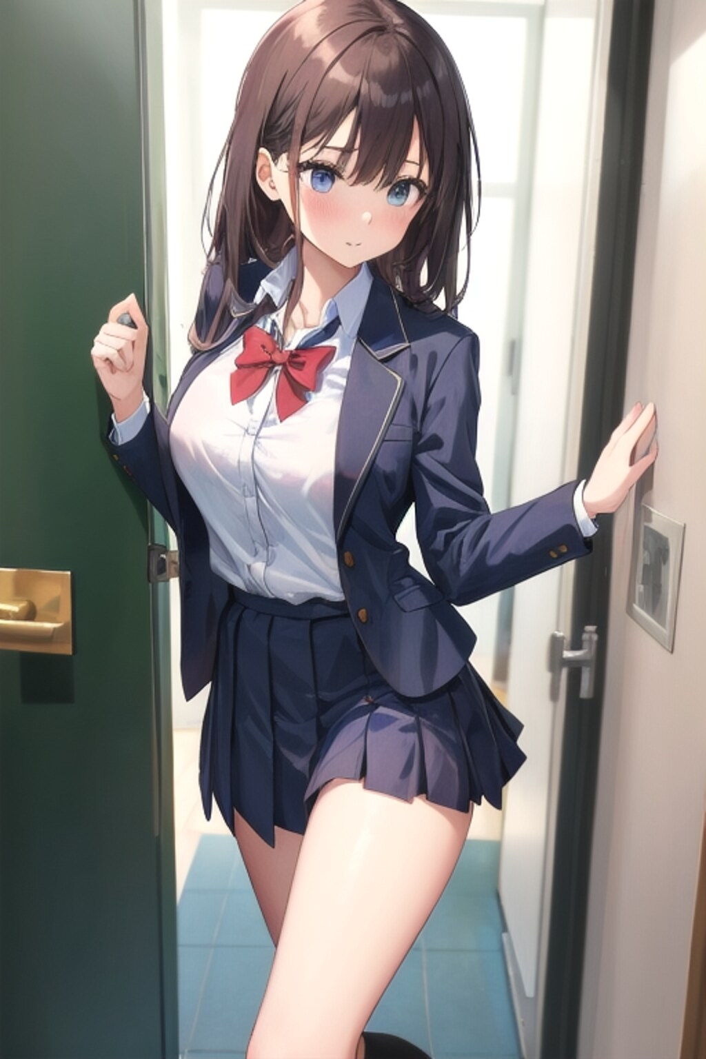 ブレザーの女の子９