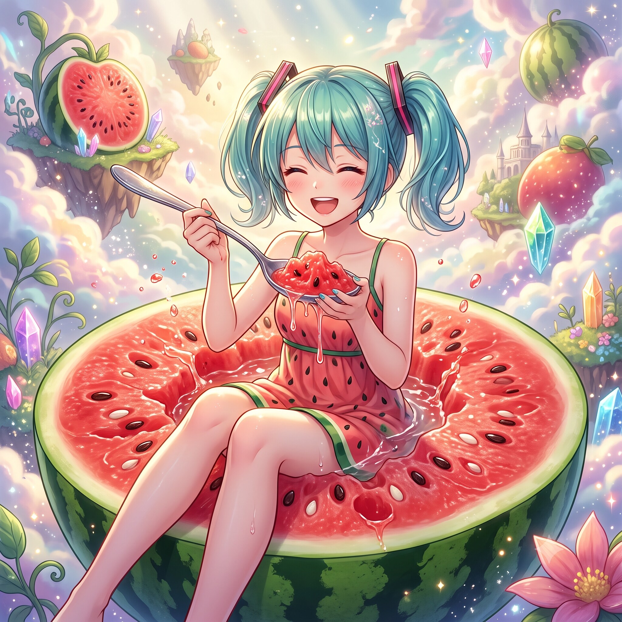 果汁100%！ミクさん🍉