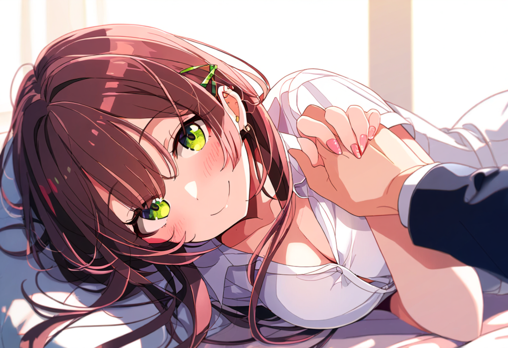 「やっぱり…君の手は大きいねぇ💕」