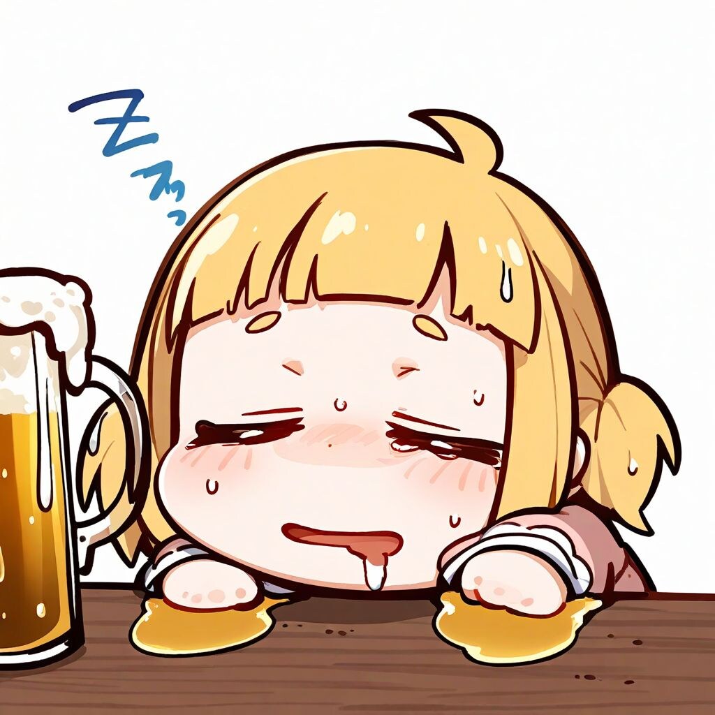 酔い潰れガール