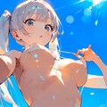 はみ乳♪下乳♪マイクロビキニの娘♡ 5枚目