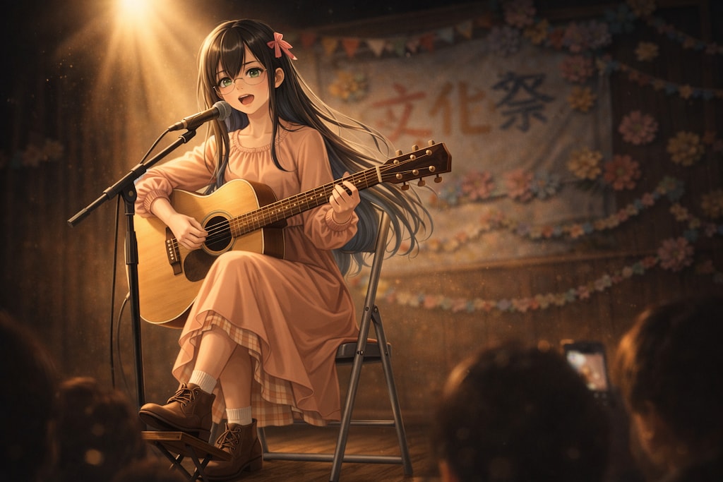 スポットライトの中で、君だけに届く歌