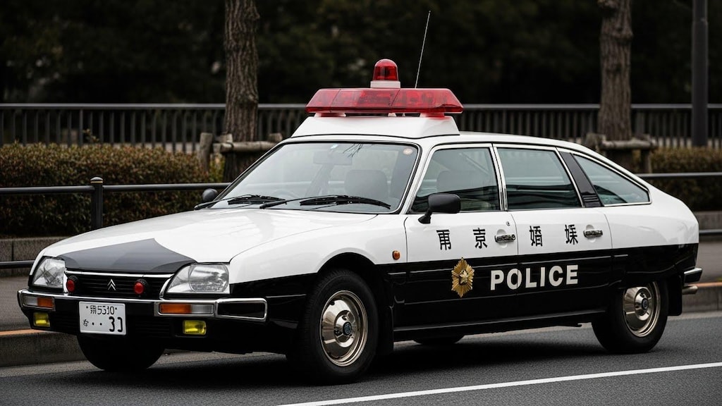 シトロエンセダンパトロールカー