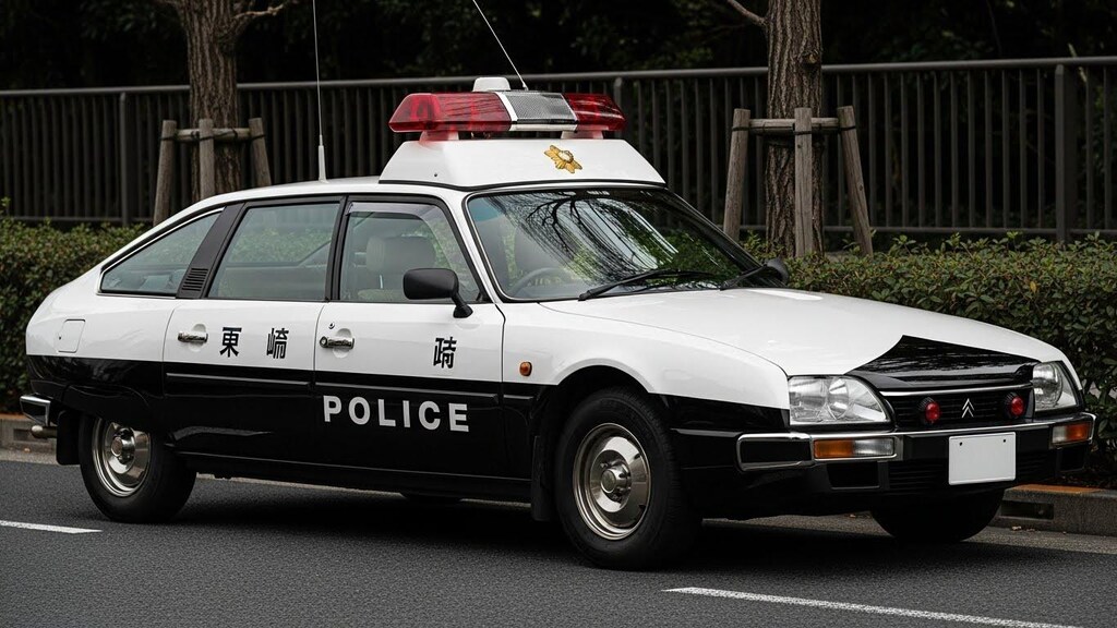 シトロエンセダンパトロールカー