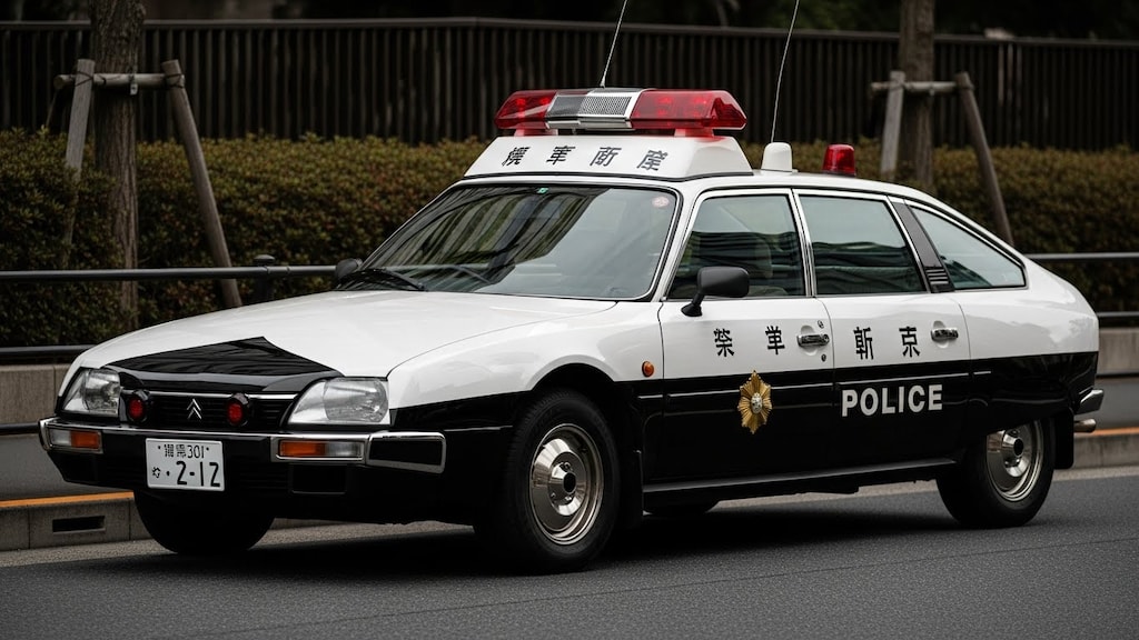 シトロエンセダンパトロールカー