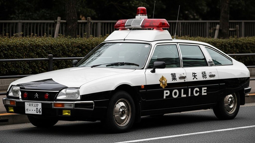 シトロエンセダンパトロールカー