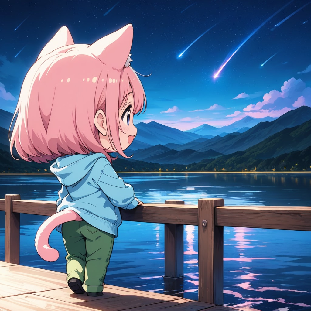 こんばんにゃん | の人気AIイラスト・グラビア