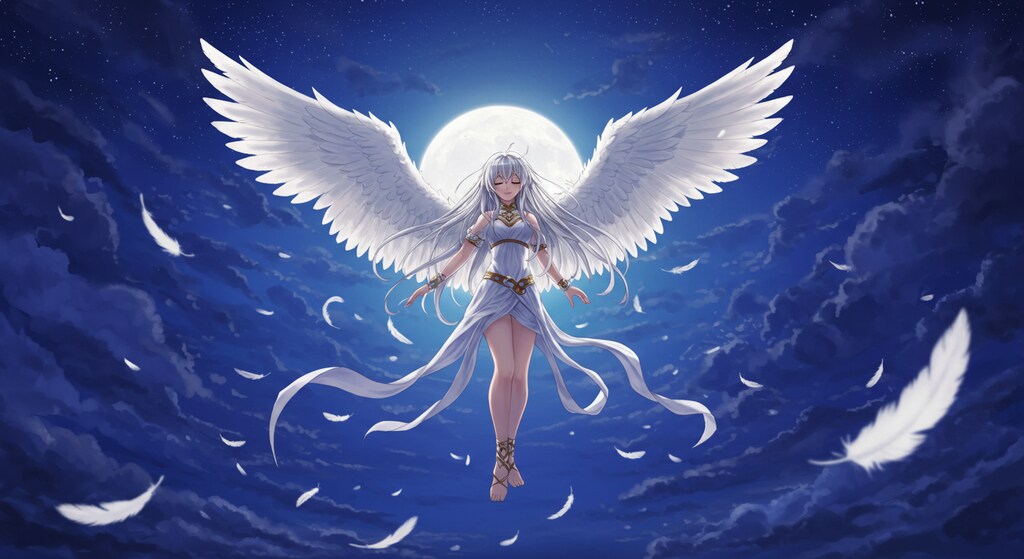 月夜に舞い降りた天使