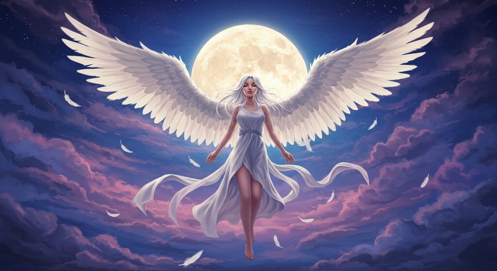 月夜に舞い降りた天使