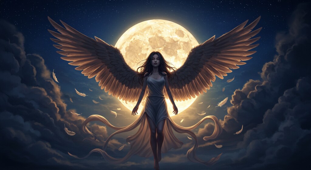 月夜に舞い降りた天使