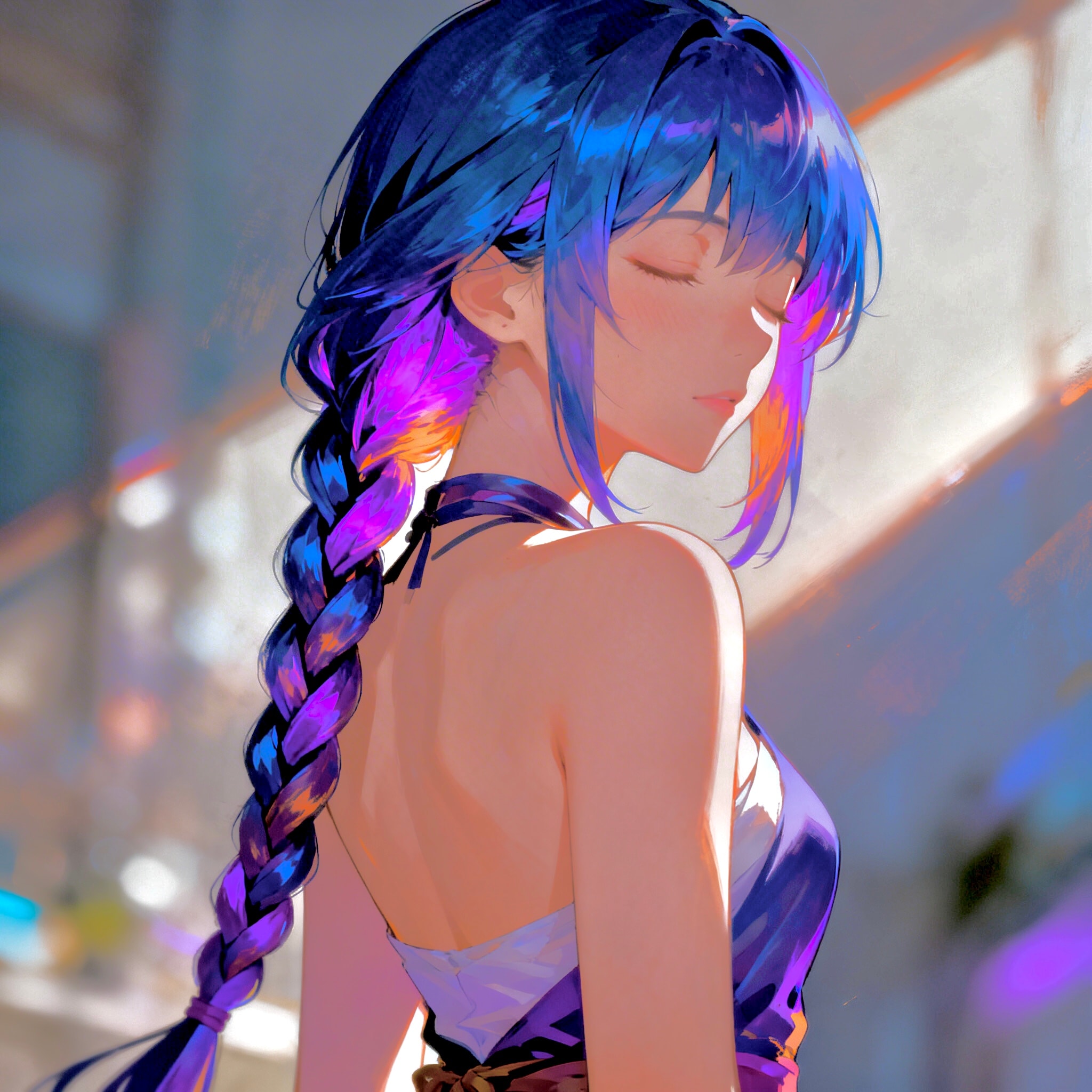 三つ編み(結髪)