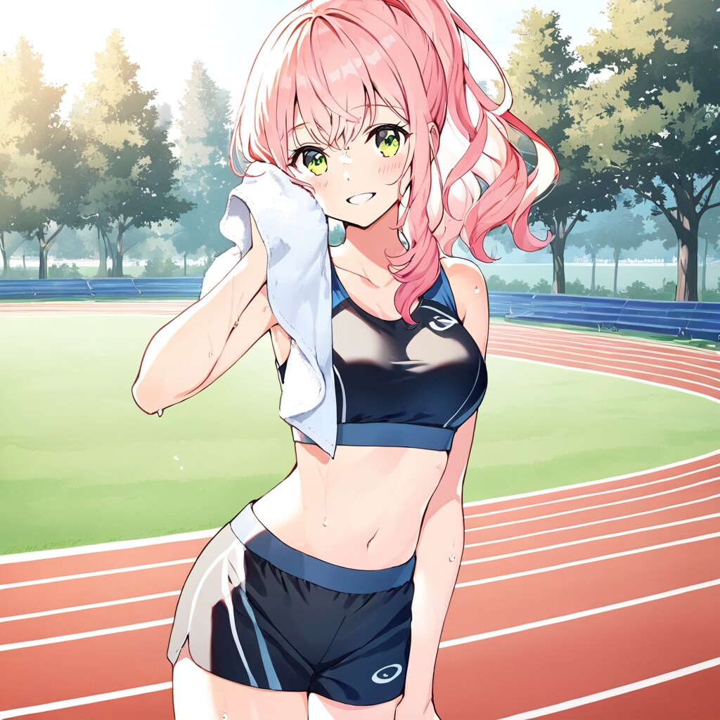 ランニング後の一瞬